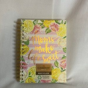 “moms make life sweet” notebook